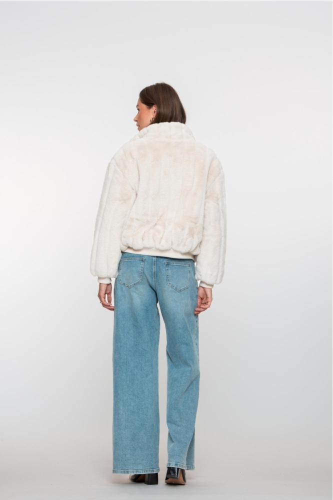 SHORT FAUX FUR JAS 58562 19 010 Off-White
